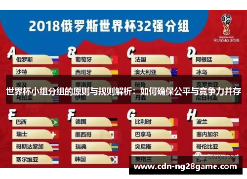 世界杯小组分组的原则与规则解析：如何确保公平与竞争力并存