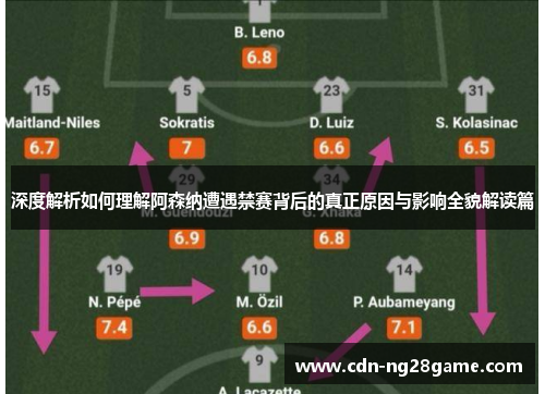 深度解析如何理解阿森纳遭遇禁赛背后的真正原因与影响全貌解读篇